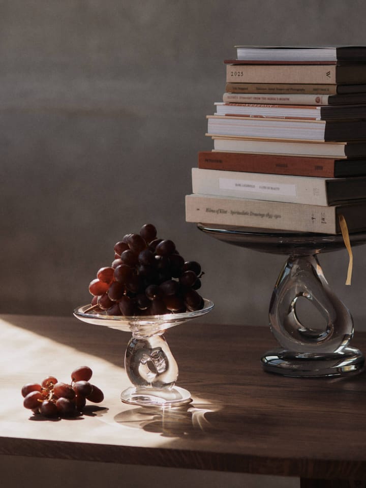 Damo Glas-Mittelstück Teller Ø21 cm, Clear Ferm Living