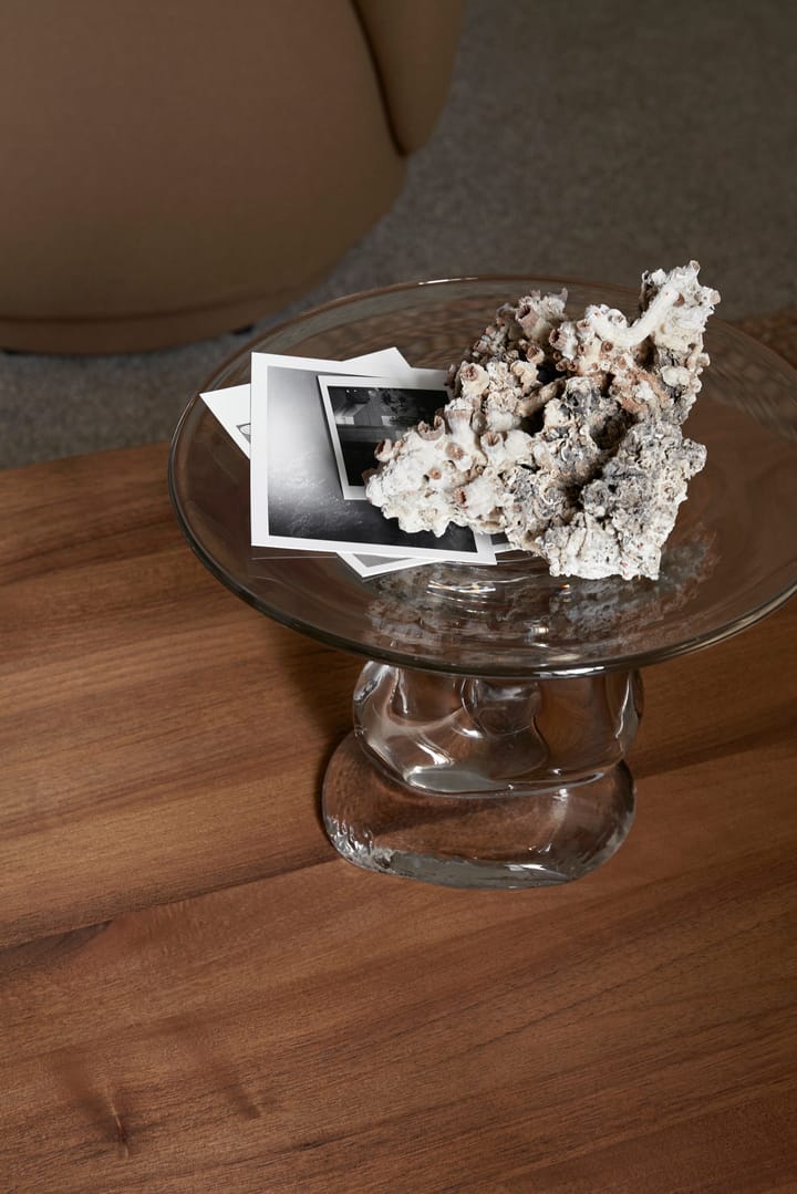 Damo Glass centerpiece Teller Ø30cm, Clear Ferm Living