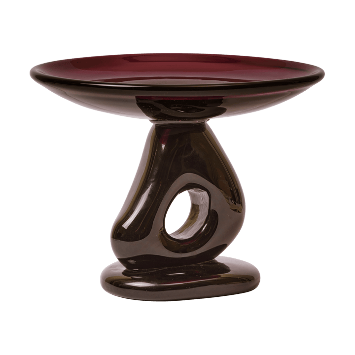 Damo Glass centerpiece Teller Ø30cm - Dark grape - Ferm Living