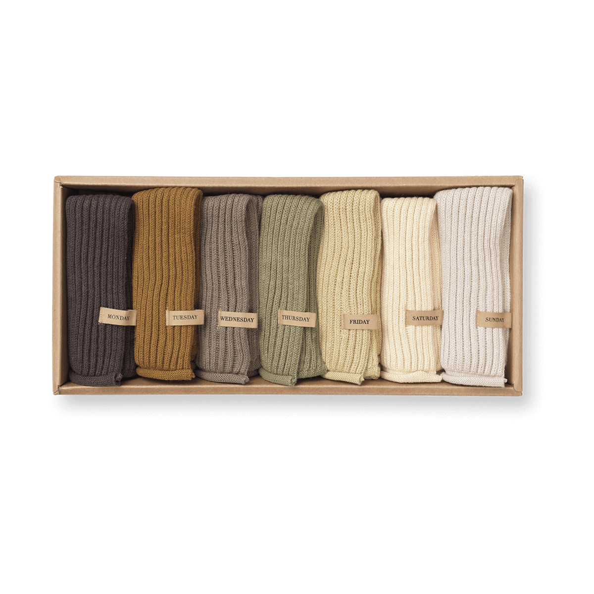 Ferm Living Day Geschirrtuch 7er Pack 26 x 26cm Calm