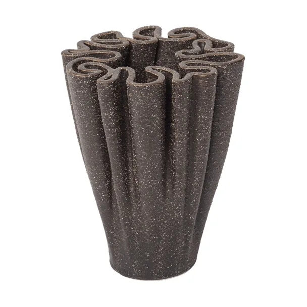 Dedali Vase 11 cm - Dunkelbraun - Ferm Living