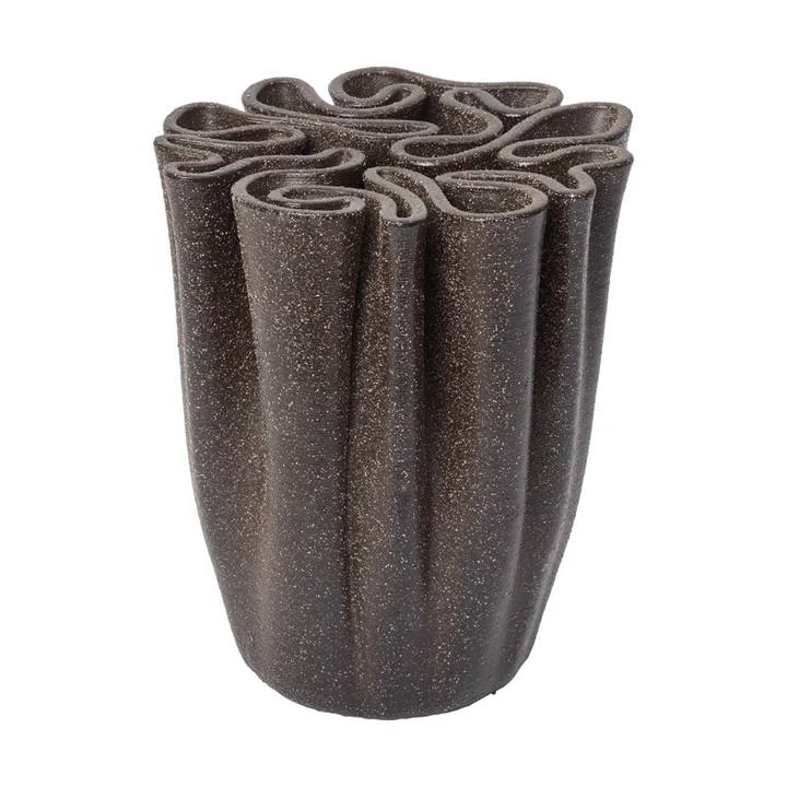 Dedali Vase 18 cm - Dunkelbraun - Ferm Living