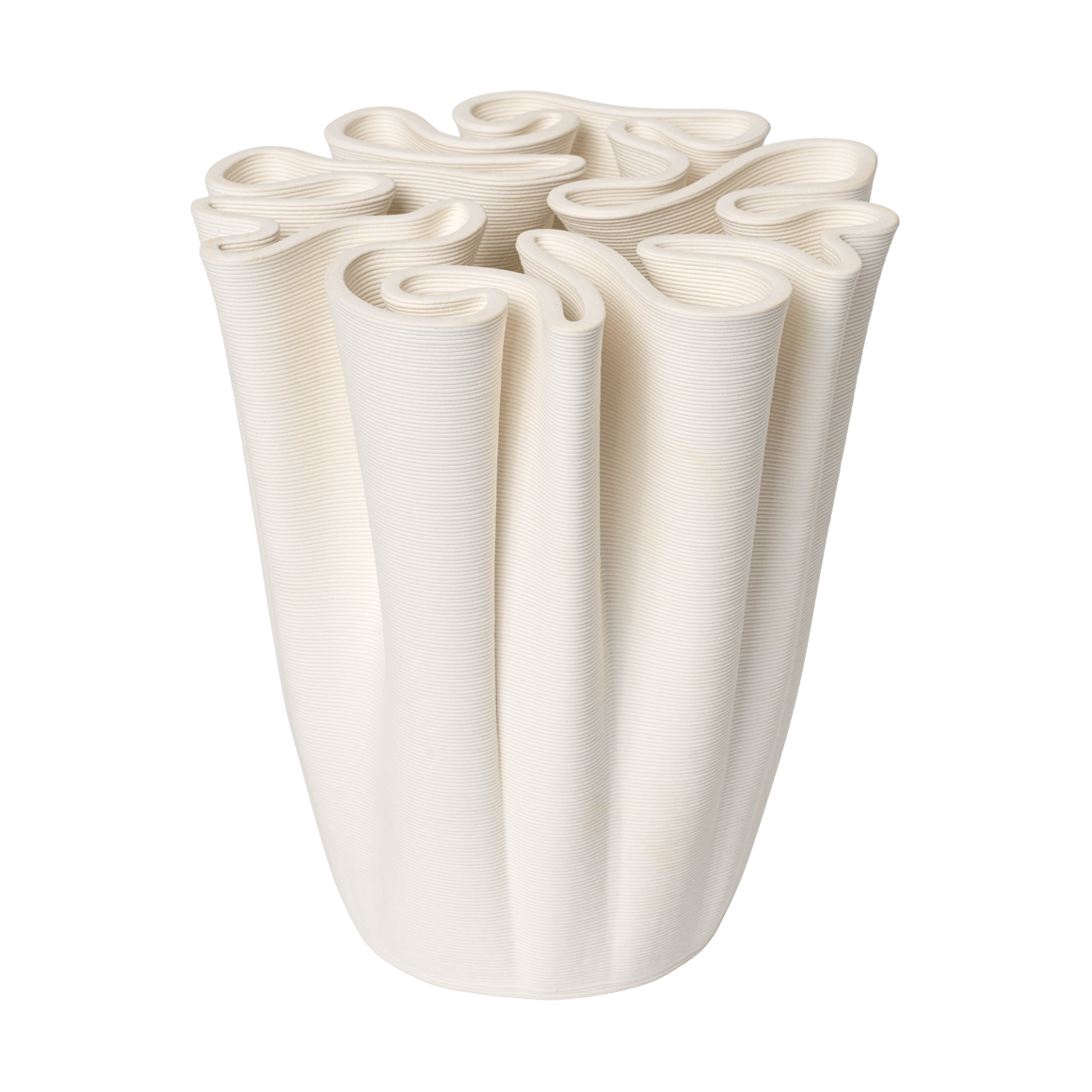 Ferm Living Dedali Vase 18 cm Off-white
