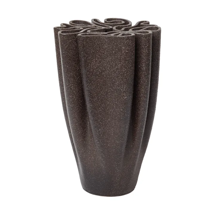 Dedali Vase 25cm - Dunkelbraun - Ferm Living