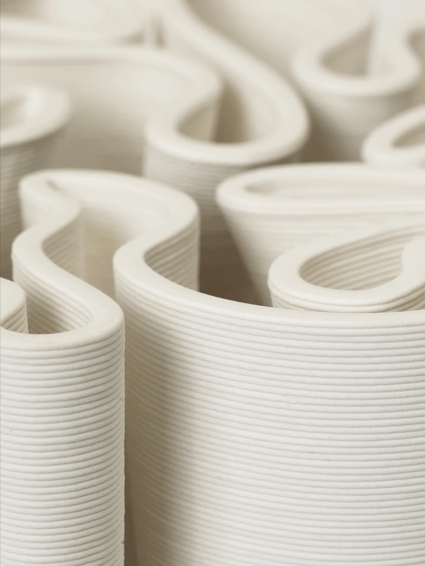 Dedali Vase 25cm, Off-white Ferm Living