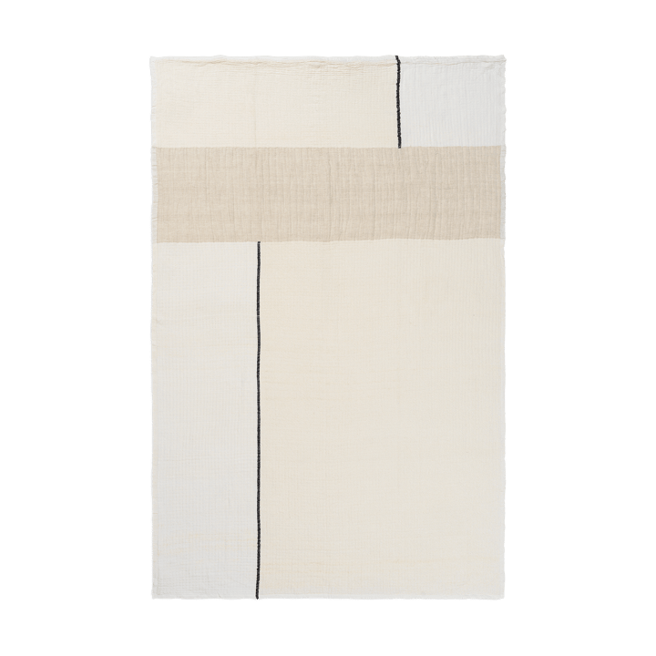 Dela Decke 120x170 cm - Natural-Off-white - ferm LIVING