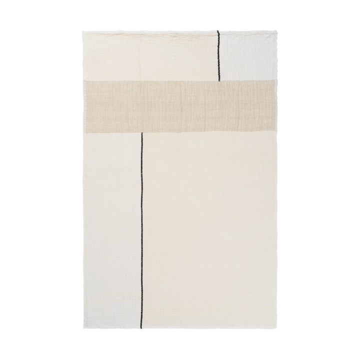 Dela Decke 120x170 cm - Natural-Off-white - Ferm LIVING