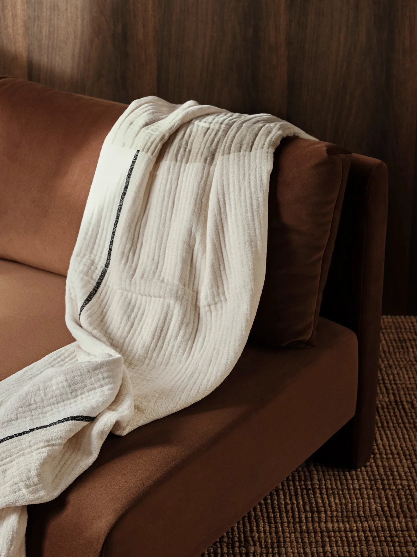 Dela Decke 120x170 cm, Natural-Off-white Ferm Living