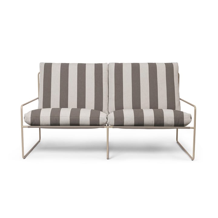 Desert 2-Sitzer Sofa - Cash stripe-chocolate - ferm LIVING