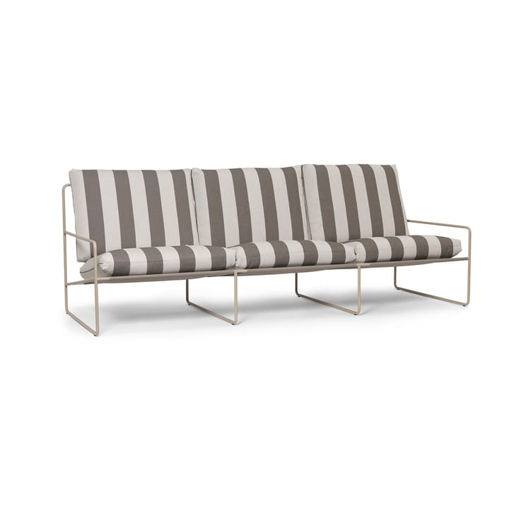 Desert 3-Sitzer Sofa - Cash stripe-chocolate - ferm LIVING