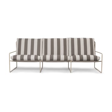 Desert 3-Sitzer Sofa - Cash stripe-chocolate - ferm LIVING