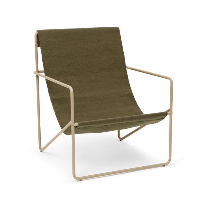 Desert Loungesessel - Olive, Cashemere Gestell - Ferm LIVING