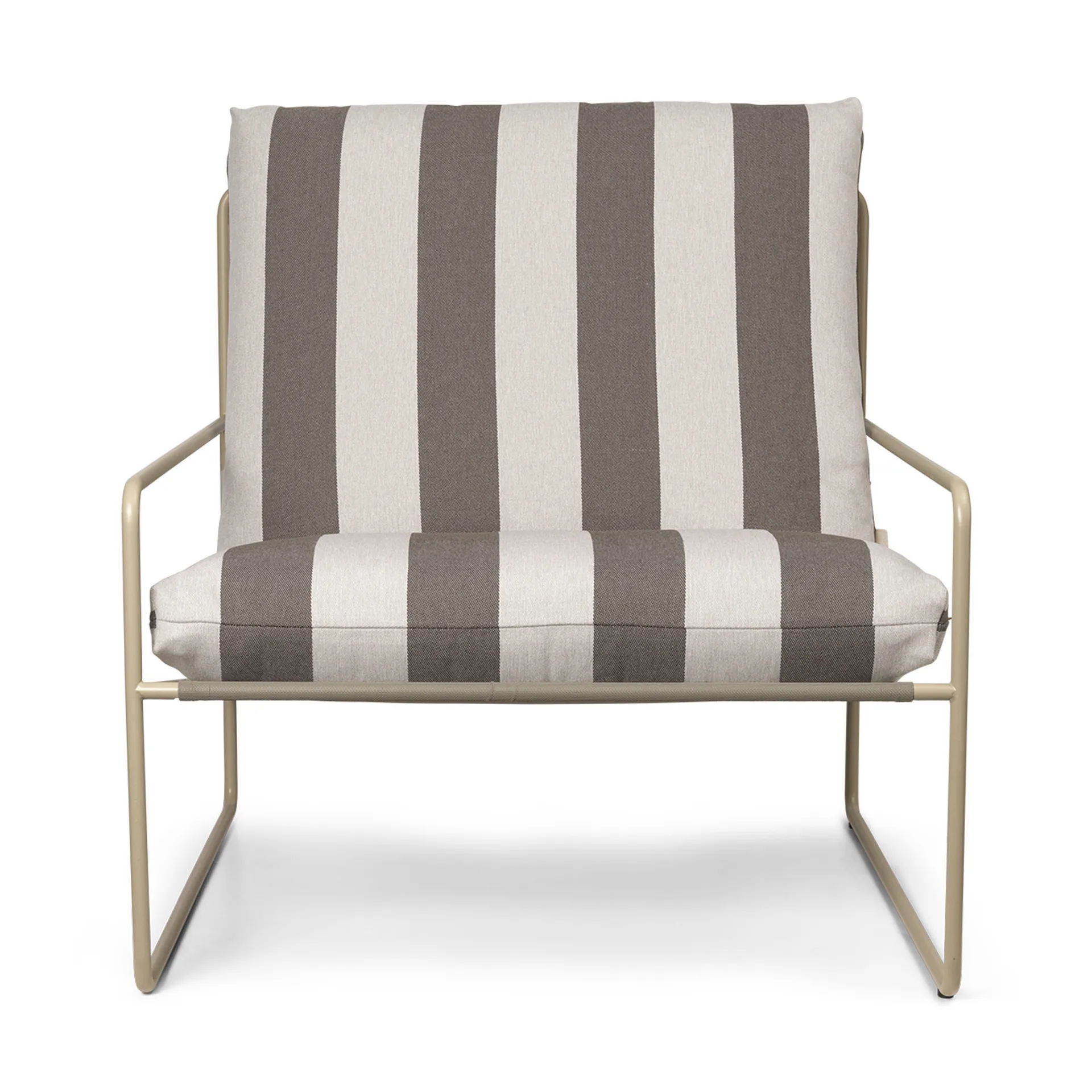 Desert Sessel, Cash stripe-chocolate Ferm Living