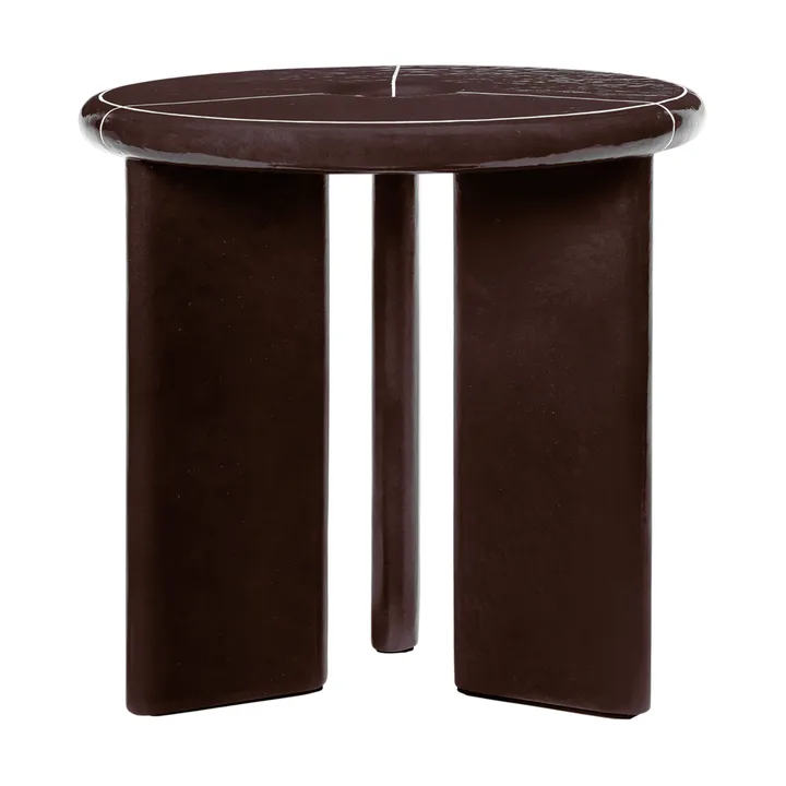 Deya Beistelltisch Ø47x45 cm - Chestnut brown - Ferm Living