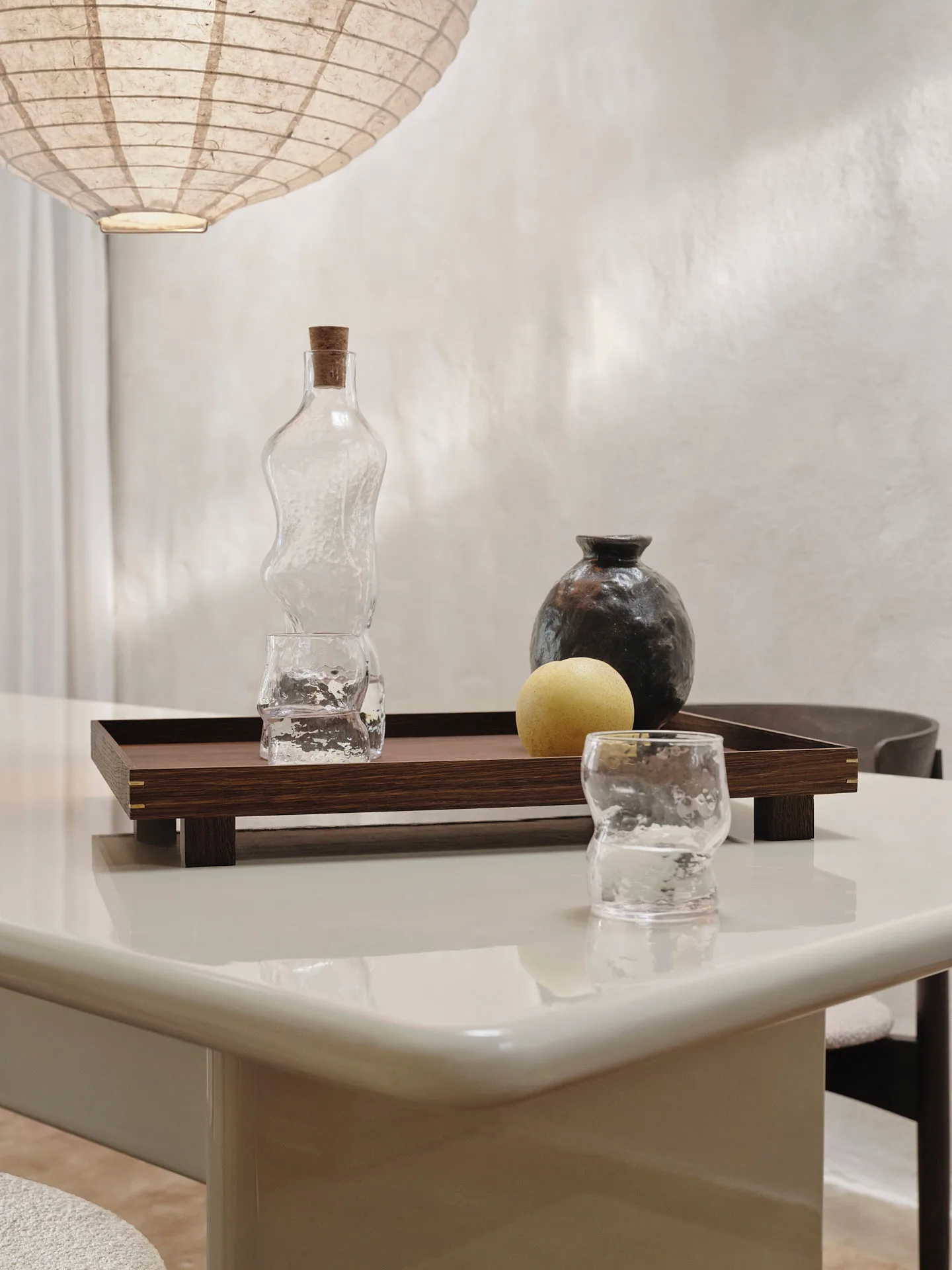 Dimple Karaffe 1 L, Clear Ferm Living