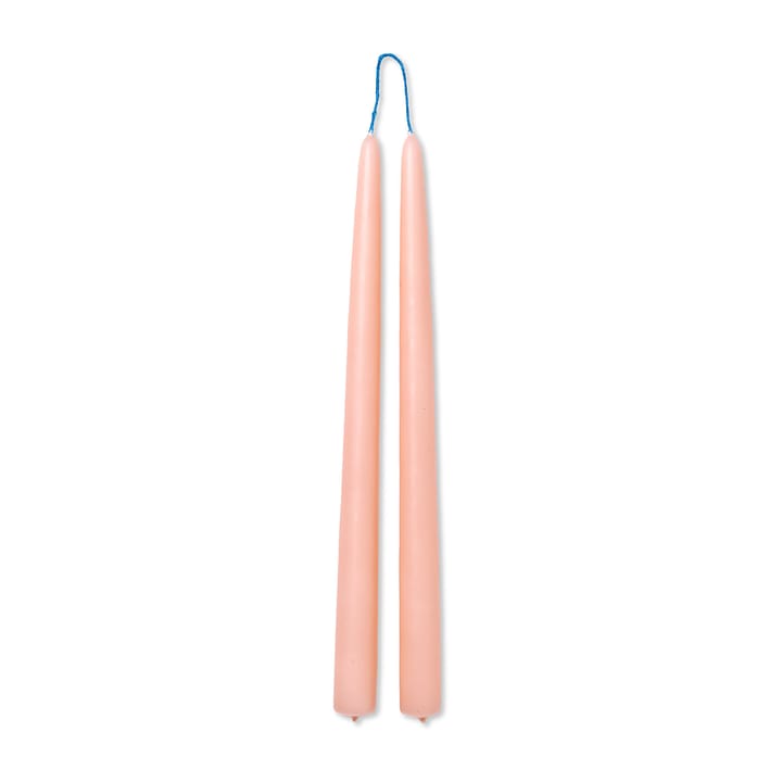 Dipped candles handgefertigte Kerze 30cm 2er Pack  - Blush - Ferm LIVING