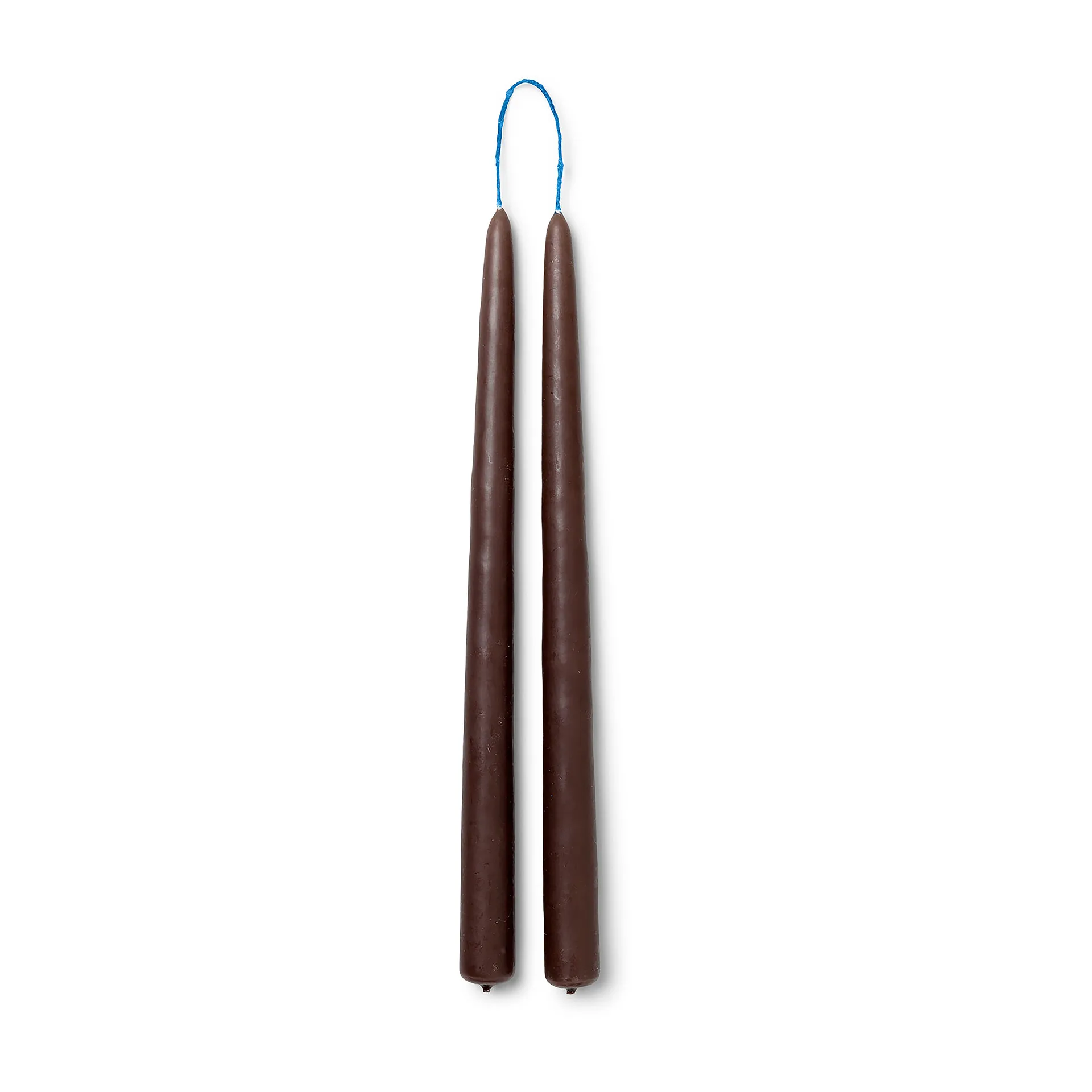 Dipped candles handgefertigte Kerze 30cm 2er Pack, Brown Ferm Living