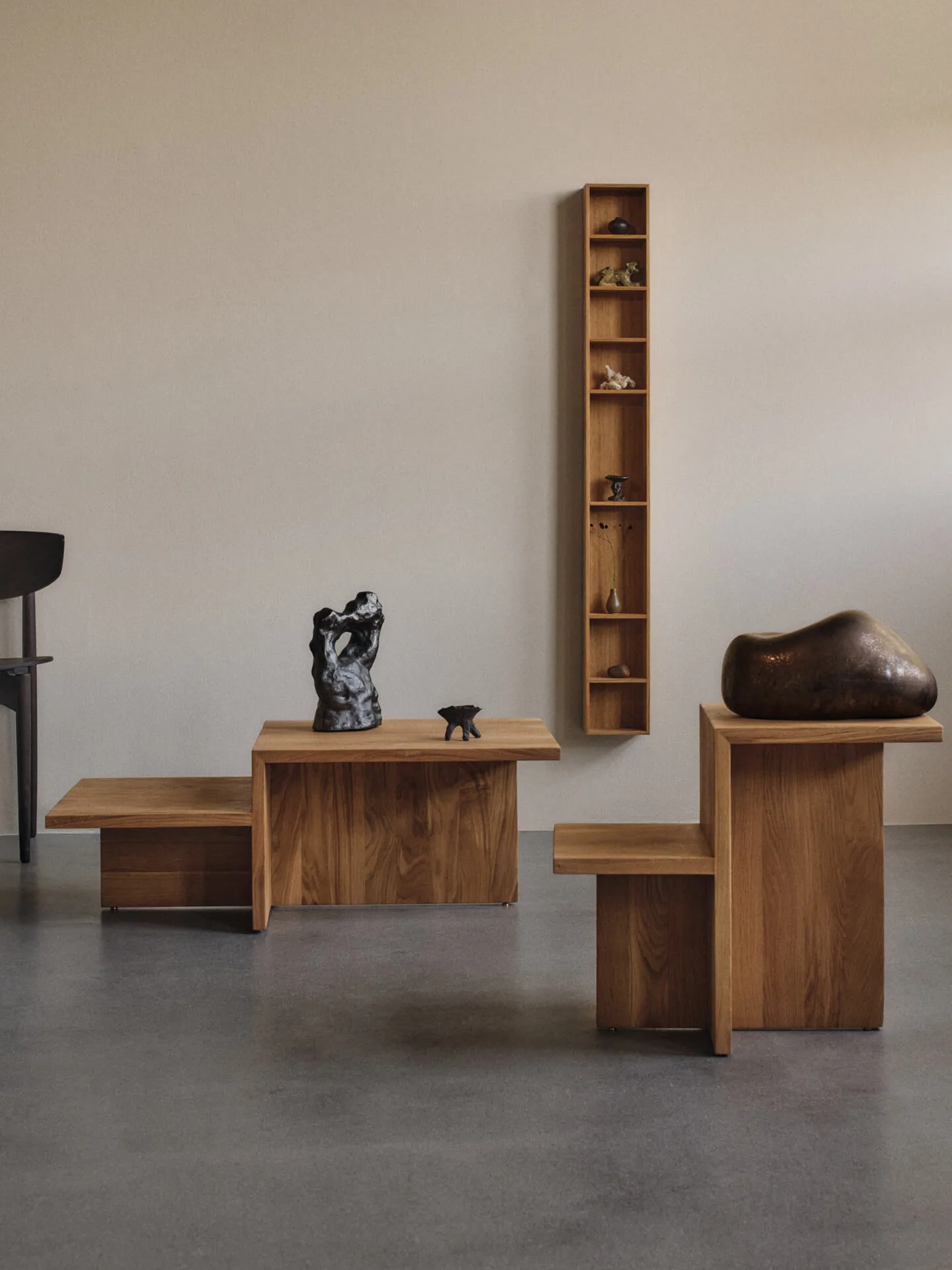 Distinct Beistelltisch 59,5x35x50 cm, Natural oak Ferm Living