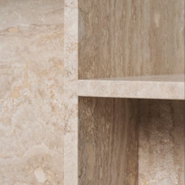 Distinct Beistelltisch 59,5x35x50 cm - Travertine - ferm LIVING