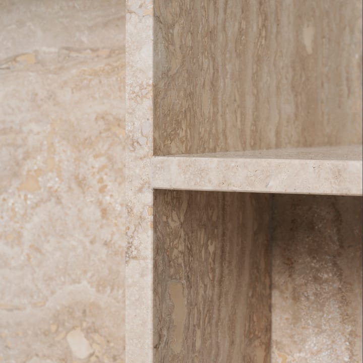 Distinct Beistelltisch 59,5x35x50 cm, Travertine Ferm Living