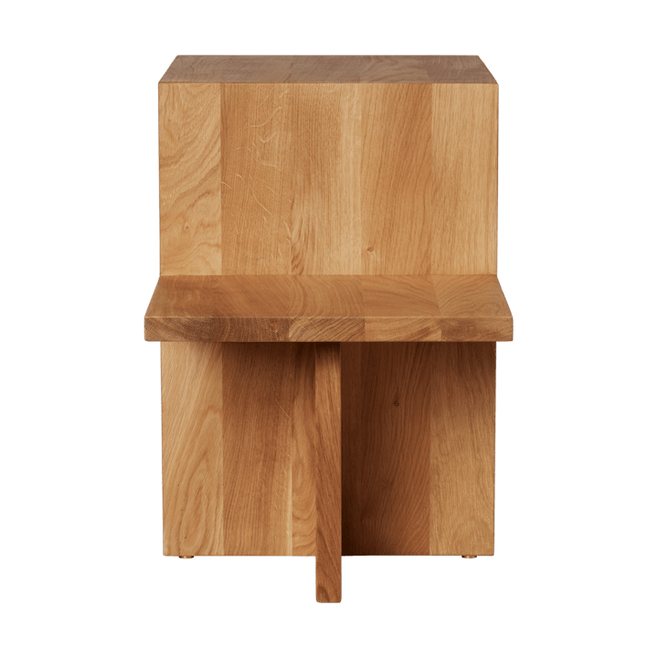 Distinct Beistelltisch Kalkstein 59,5x35x50 cm, Natural oak Ferm Living