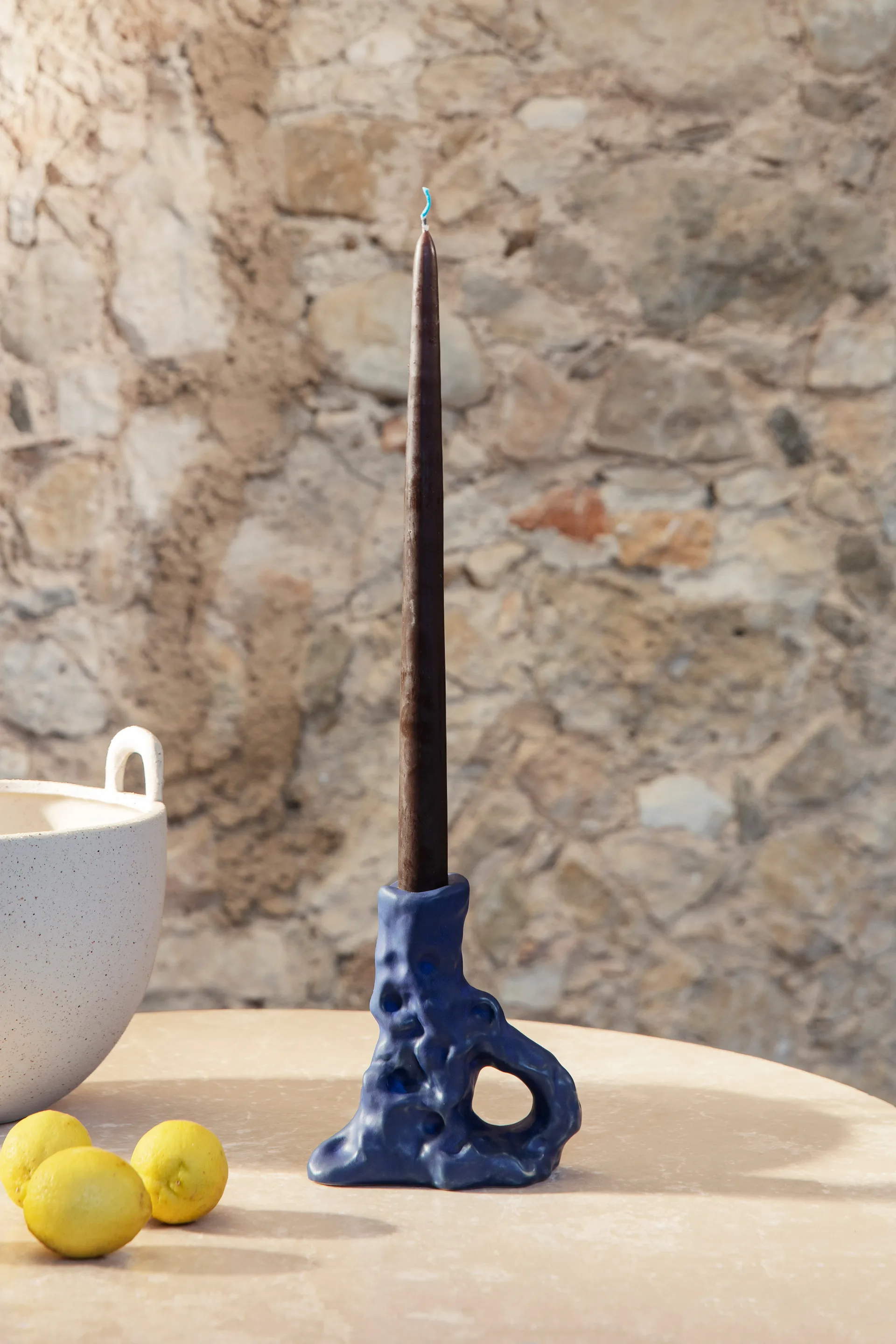 Dito Kerzenhalter, Bright blue Ferm Living