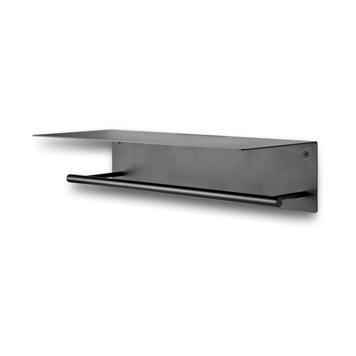 Dora Handtuchhalter mit Regal, Black Ferm Living