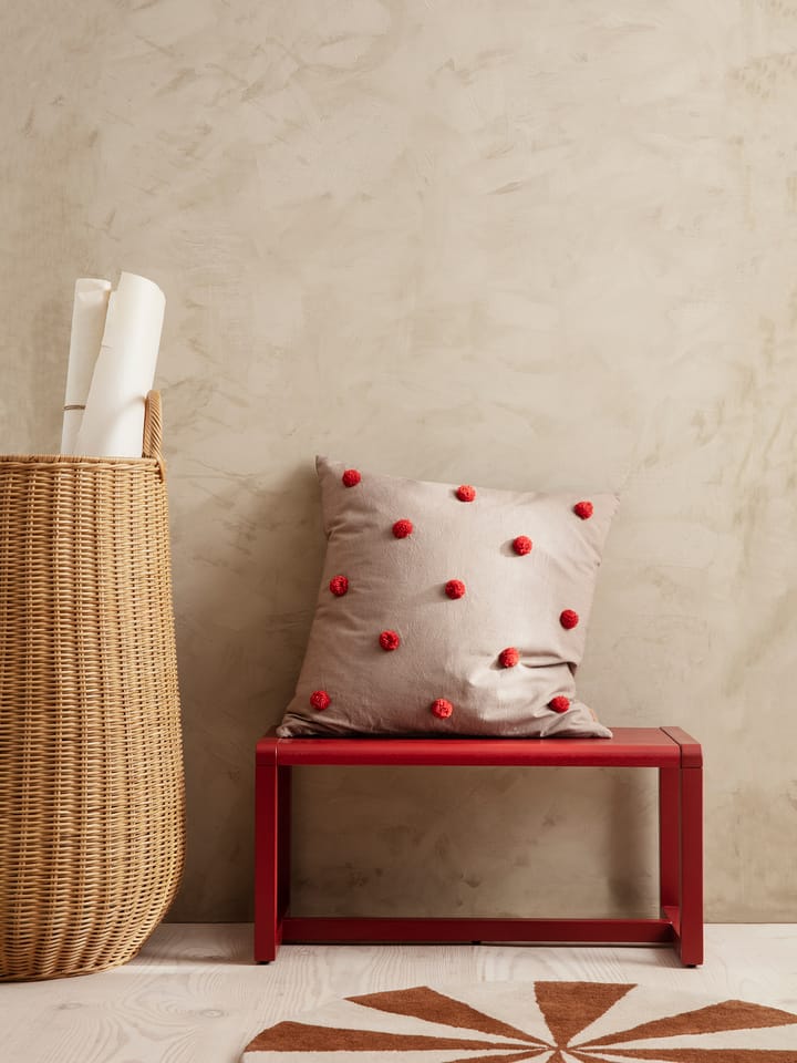 Dot Kissen 50 x 50cm, Camel-red Ferm Living