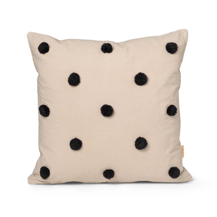 Dot Kissen 50 x 50cm - Sand-black - ferm LIVING