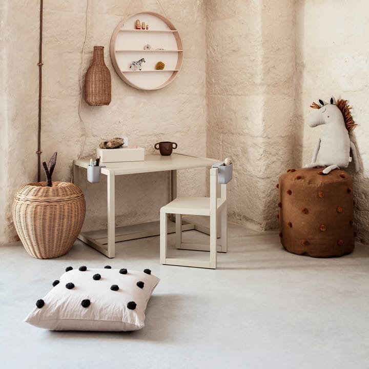 Dot Kissen 50 x 50cm, Sand-black Ferm Living