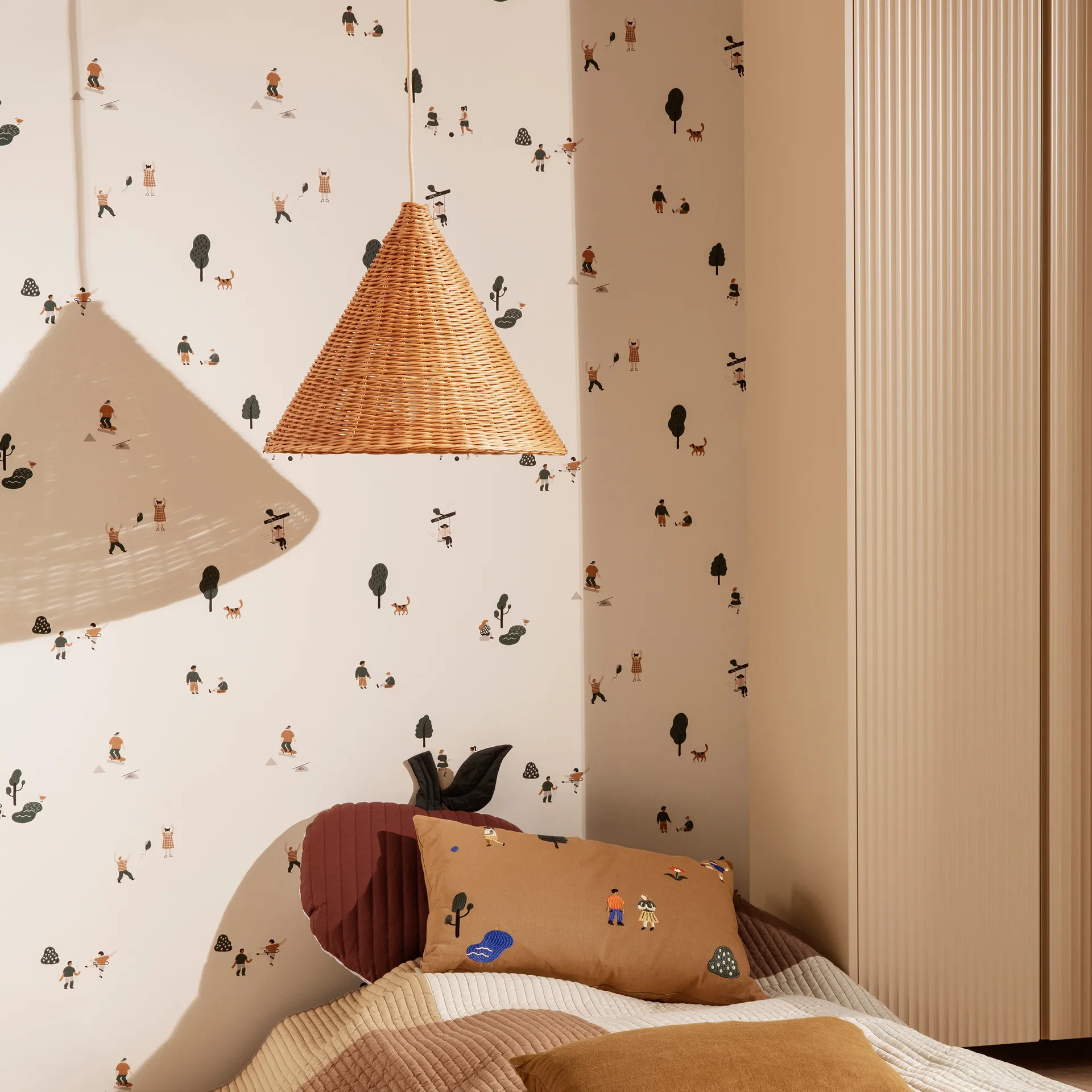 Dou Lampenschirm Ø45cm, Natural Ferm Living