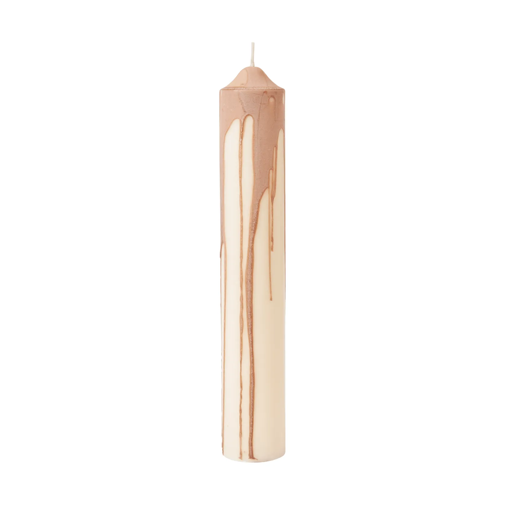 Dryp Blockkerze, Beige, 30 cm Ferm Living