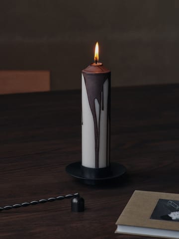 Dryp Blockkerze - Dark Chocolate, 20 cm - Ferm Living