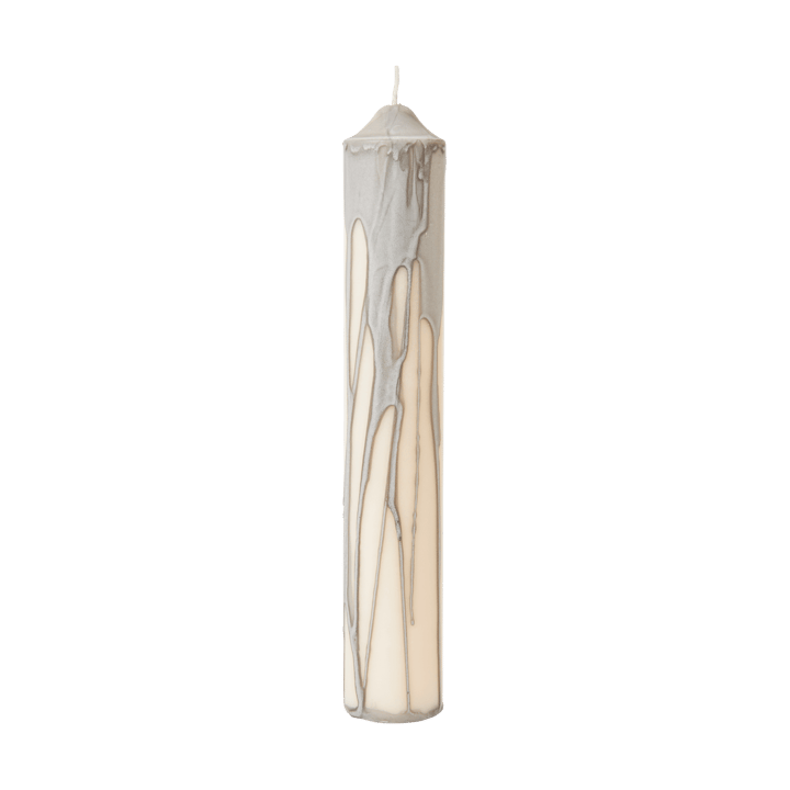 Dryp Blockkerze - Warm Grey, 30 cm - Ferm Living