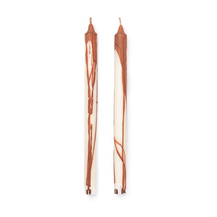 Dryp Kerze 2er Pack - Rust - Ferm LIVING