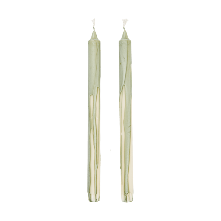 Dryp Kerze 2er-Pack - Tea Green - Ferm Living