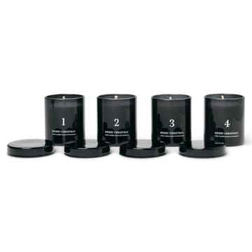 Duft Adventskerze 4er Pack - Schwarz - Ferm LIVING