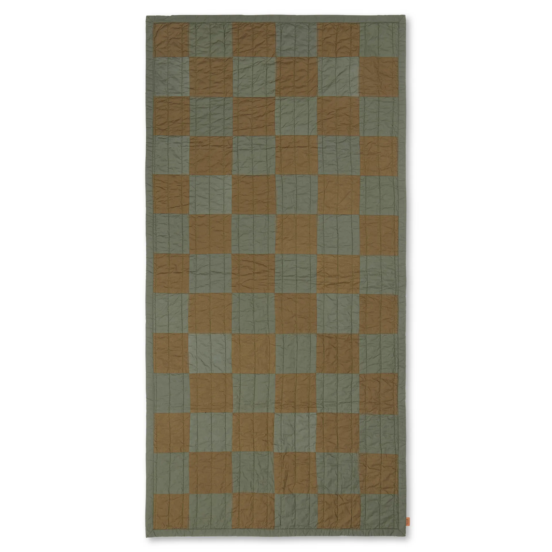 Duo Steppdecke 90 x 187cm, Green Tonal Ferm Living