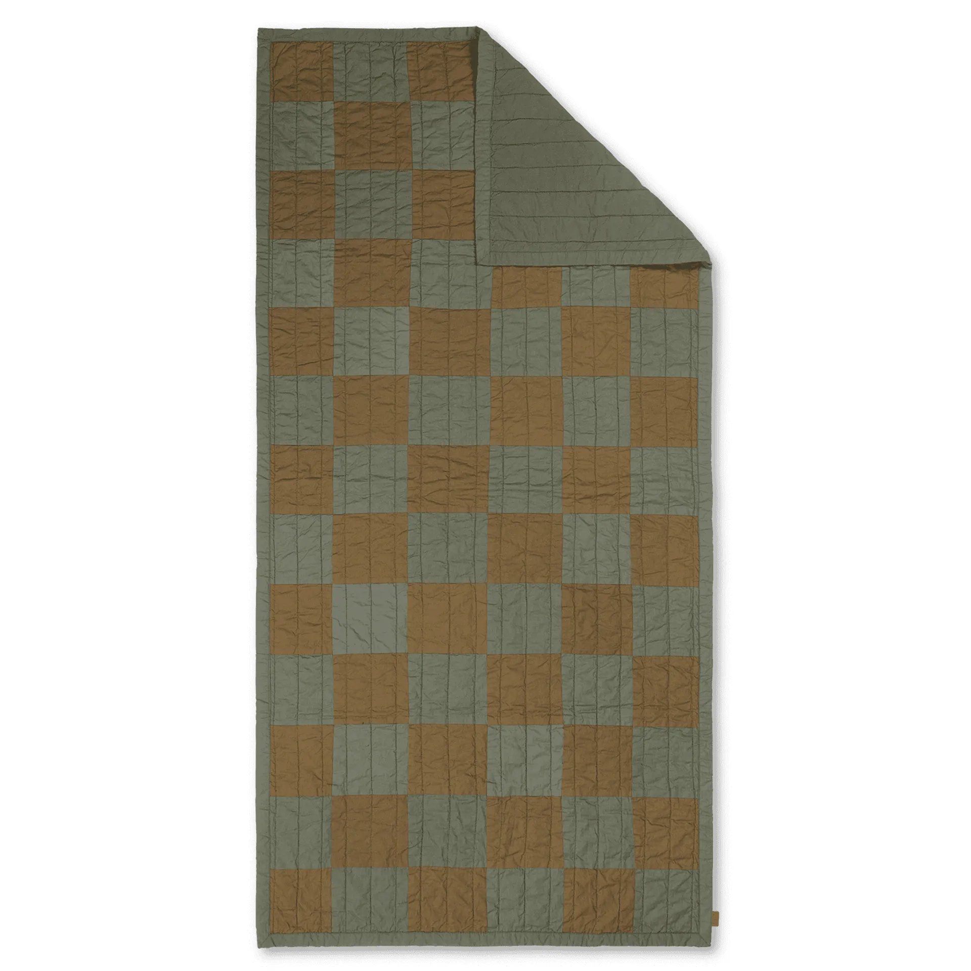 Duo Steppdecke 90 x 187cm, Green Tonal Ferm Living