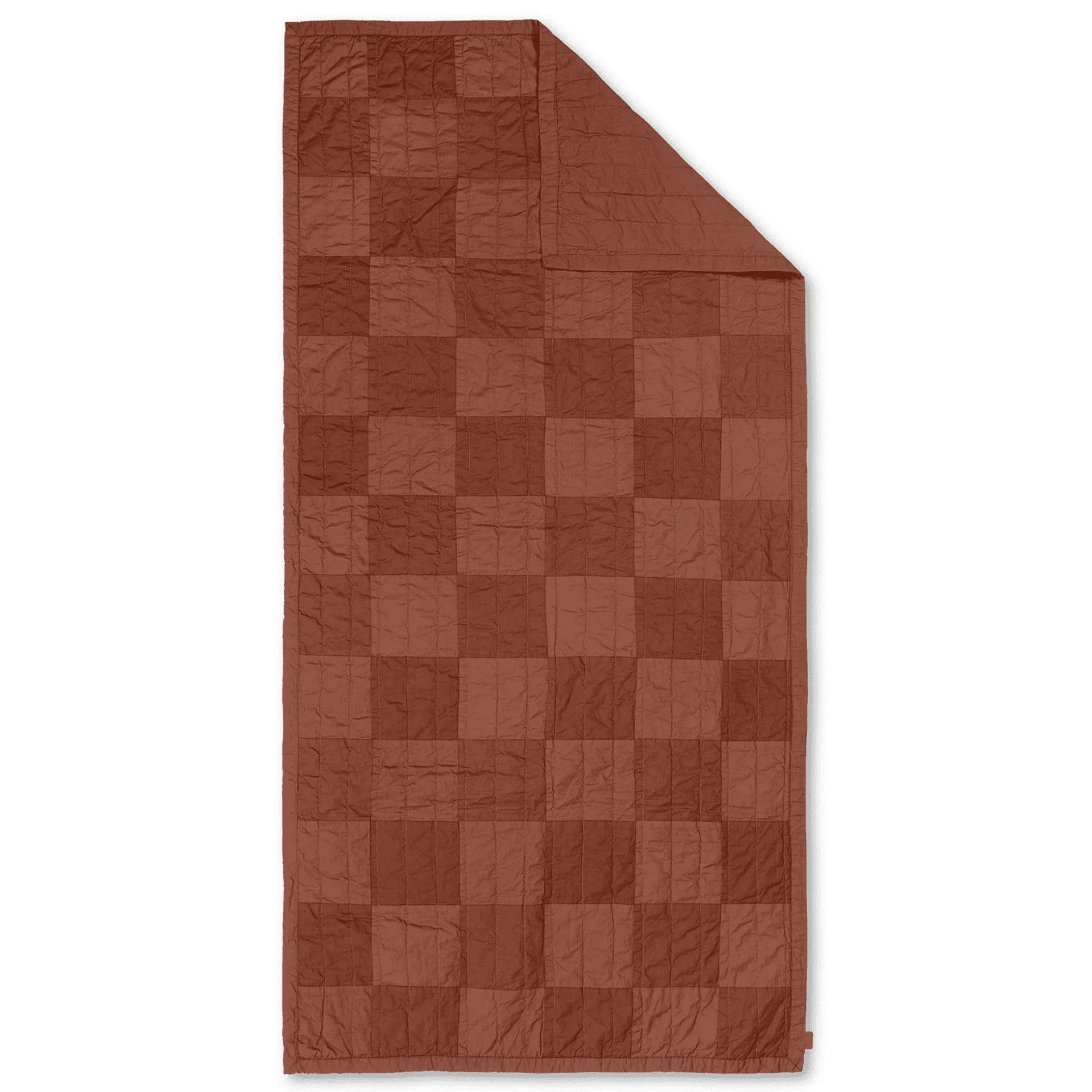 Duo Steppdecke 90 x 187cm, Red Brown Tonal Ferm Living