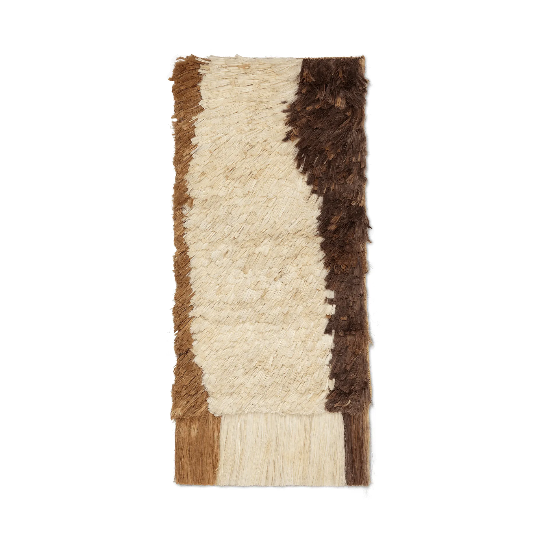 Edge Wall Rug Wandteppich 50x110 cm, Off-white-Coffee Ferm Living
