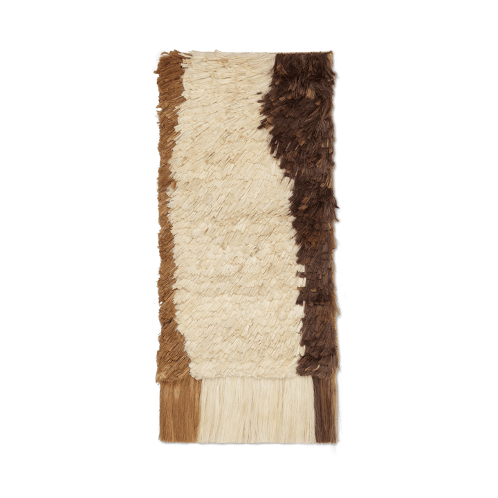 Edge Wall Rug Wandteppich 50x110 cm - Off-white-Coffee - Ferm LIVING