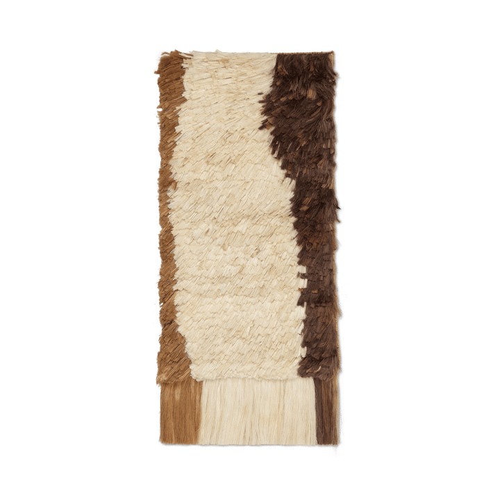 Edge Wall Rug Wandteppich 50x110 cm - Off-white-Coffee - ferm LIVING