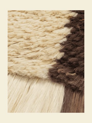 Edge Wall Rug Wandteppich 50x110 cm - Off-white-Coffee - ferm LIVING