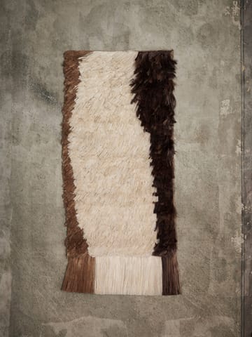 Edge Wall Rug Wandteppich 50x110 cm - Off-white-Coffee - ferm LIVING