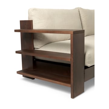 Edre Sofa classic linen - Dark Stained-Natural - Ferm Living