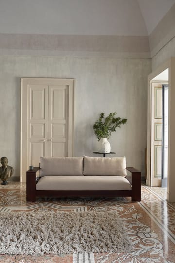 Edre Sofa classic linen - Dark Stained-Natural - ferm LIVING