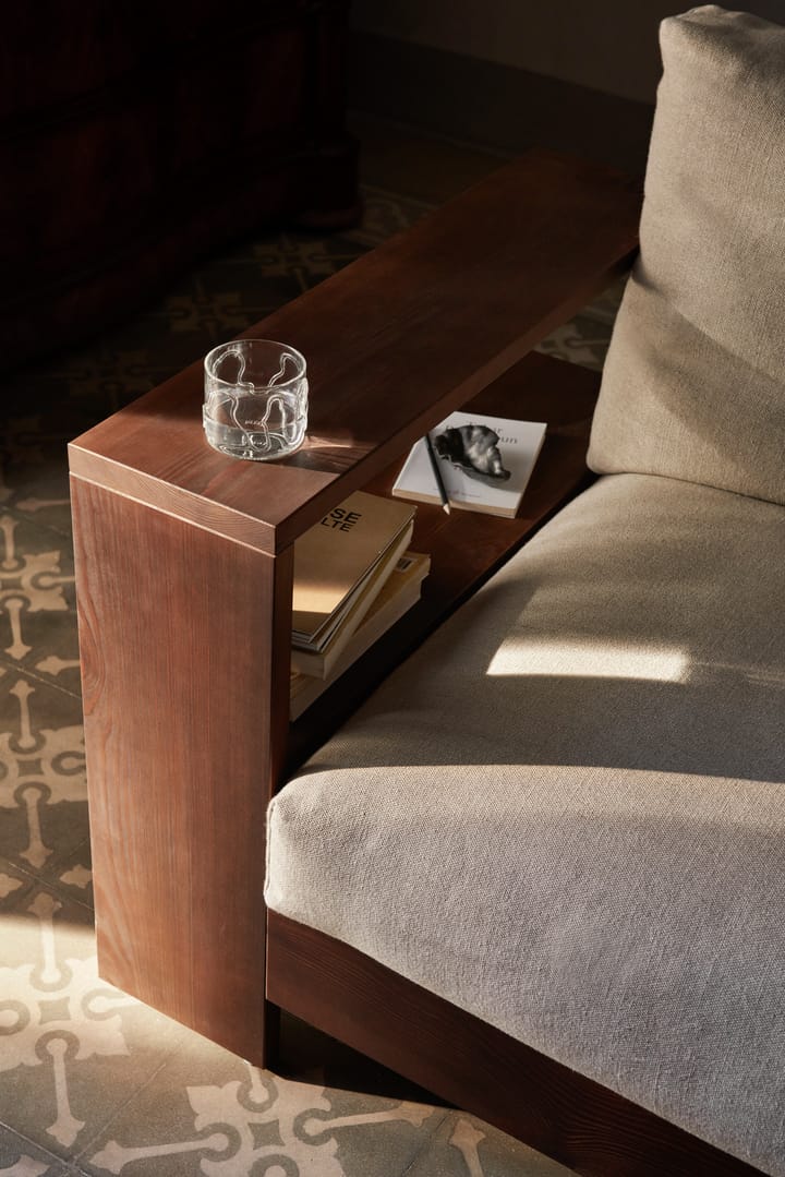 Edre Sofa classic linen, Dark Stained-Natural Ferm Living
