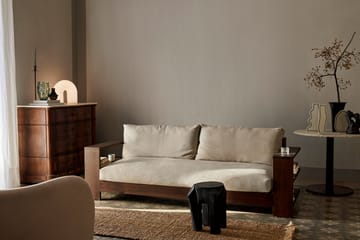 Edre Sofa classic linen - Dark Stained-Natural - Ferm Living