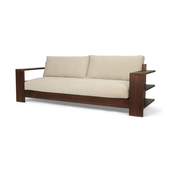 Edre Sofa classic linen - Dark Stained-Natural - Ferm Living